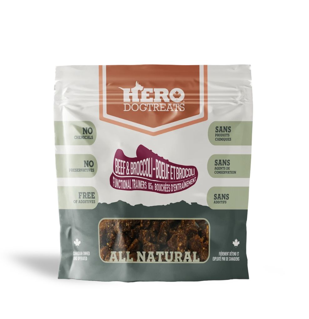 Hero Beef &amp; Broccoli Functional Trainers - 85g