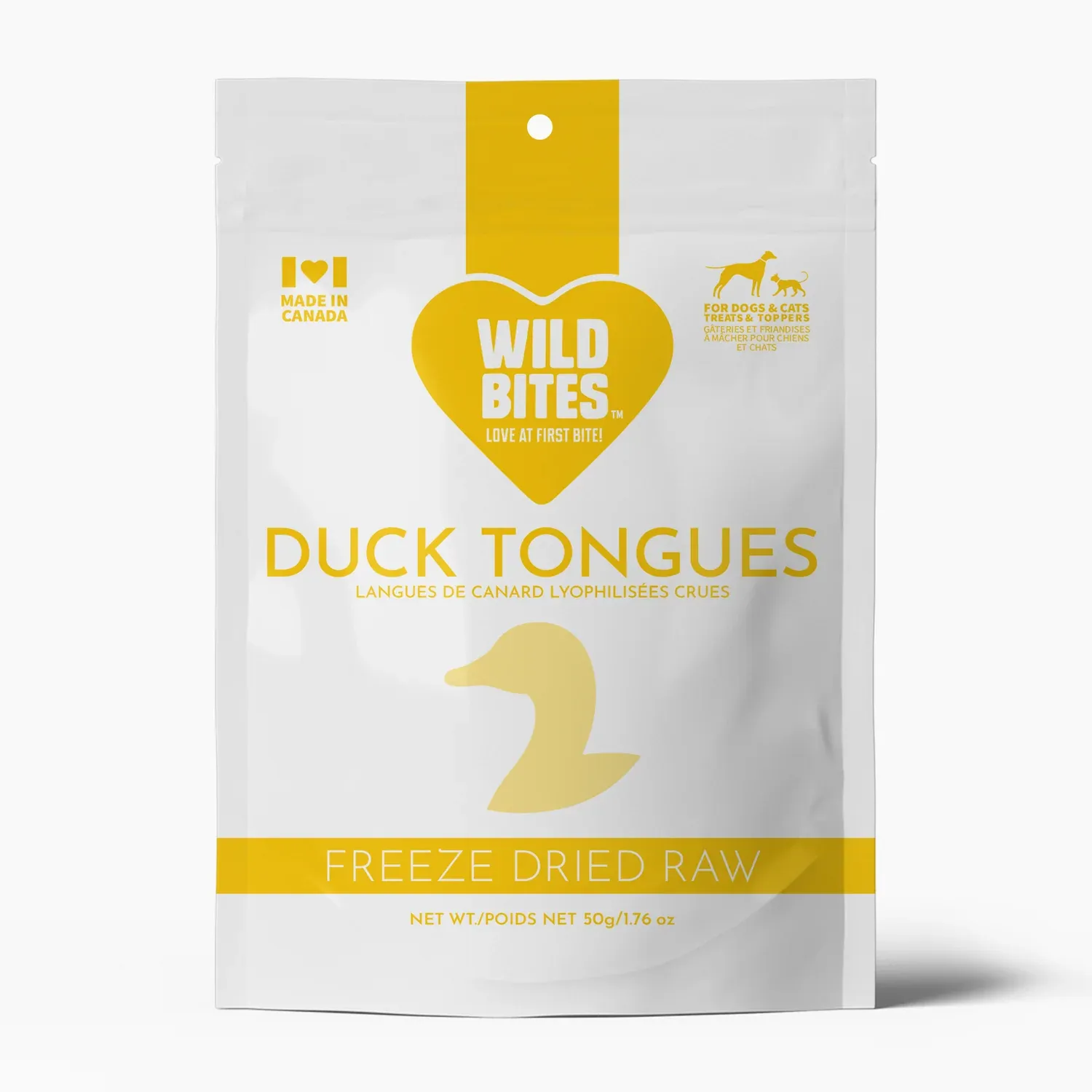 Wild Bites Freeze Dried Duck Tongues