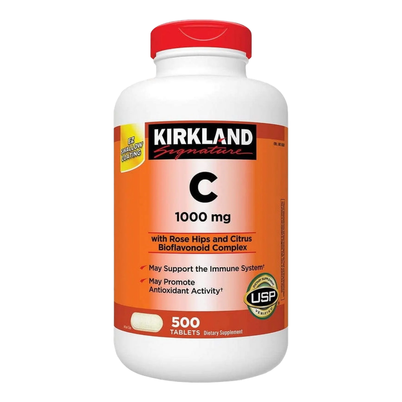 Kirkland Vitamin C 1000mg 500 tablets