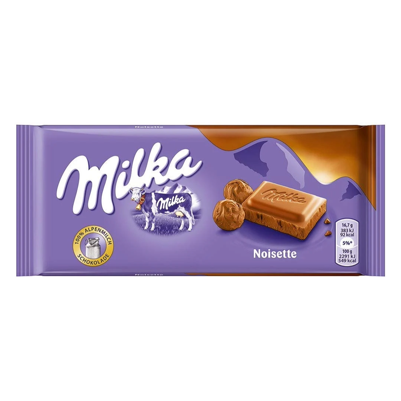 MILKA Cocolate Noisette 3.5oz
