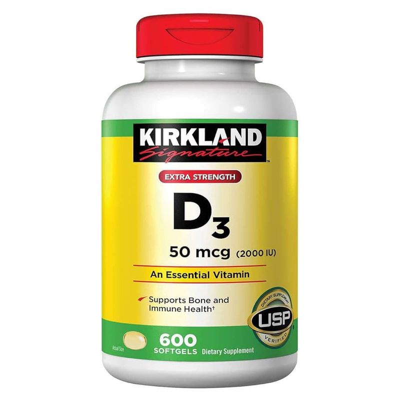 KIRKLAND Vitamin D3 600 softgels