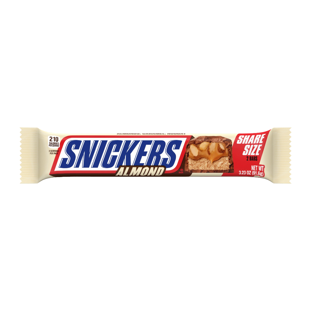 Snickers 2 Bars Almond 3.23oz