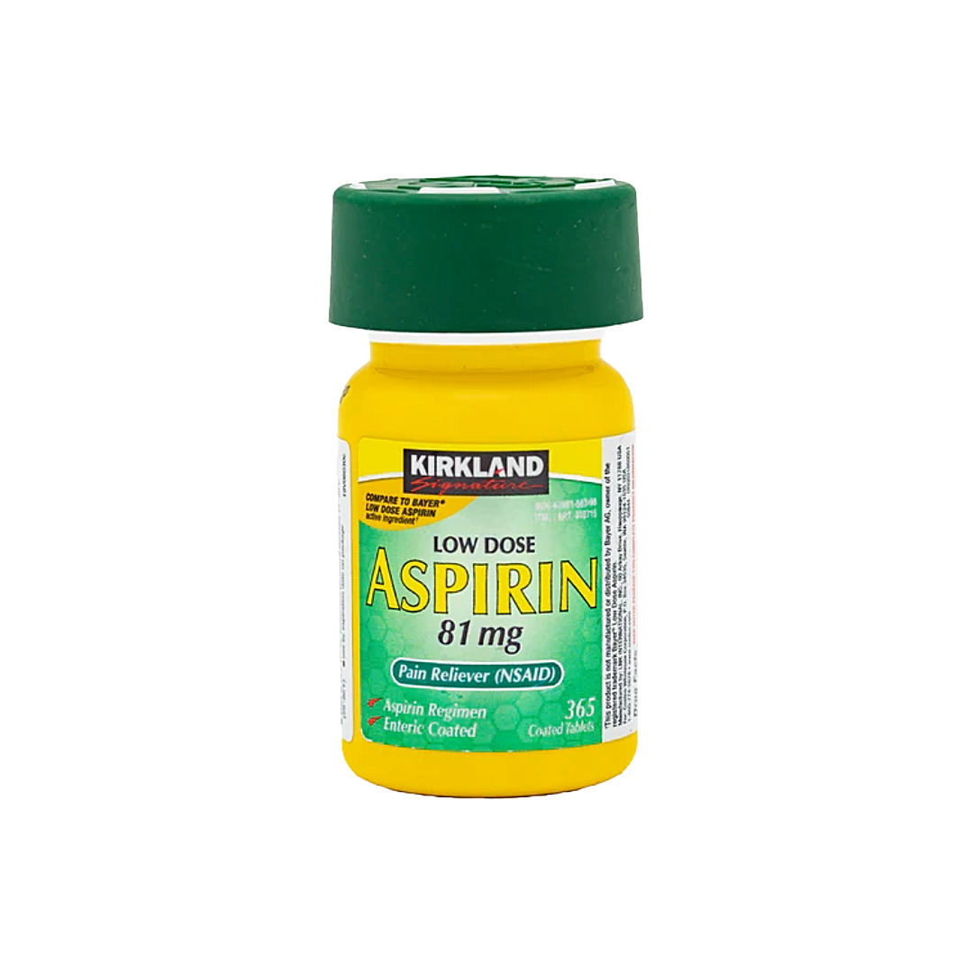 Kirkland Aspirin Low Dose 365 tablets, Size: 365 tablets