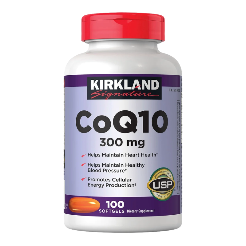 Kirkland CoQ10 300mg 100 softgels