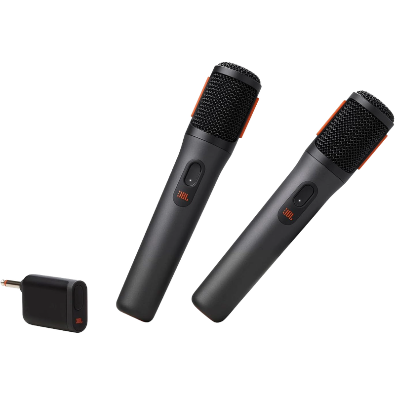 JBL PartyBox Wireless Mic - 2X Digital Wireless Microphones, Rechargeable Battery