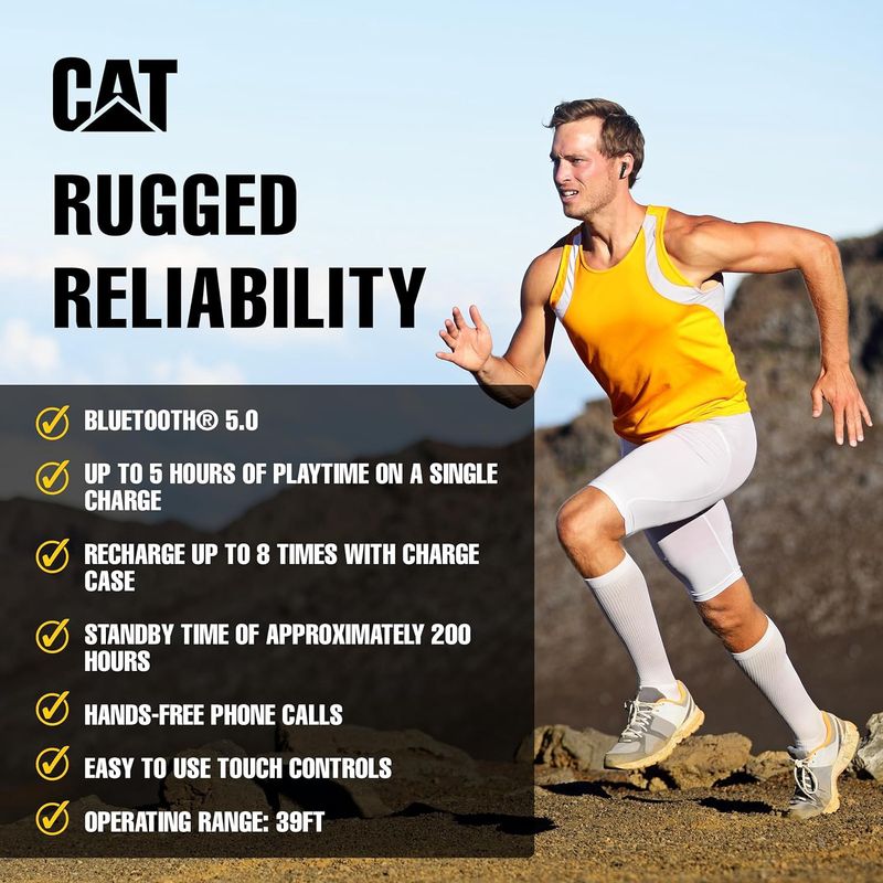 CAT Earbuds Black