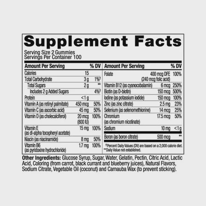 Olly Women's Multivitamin Gummies - Berry, 200 ct.