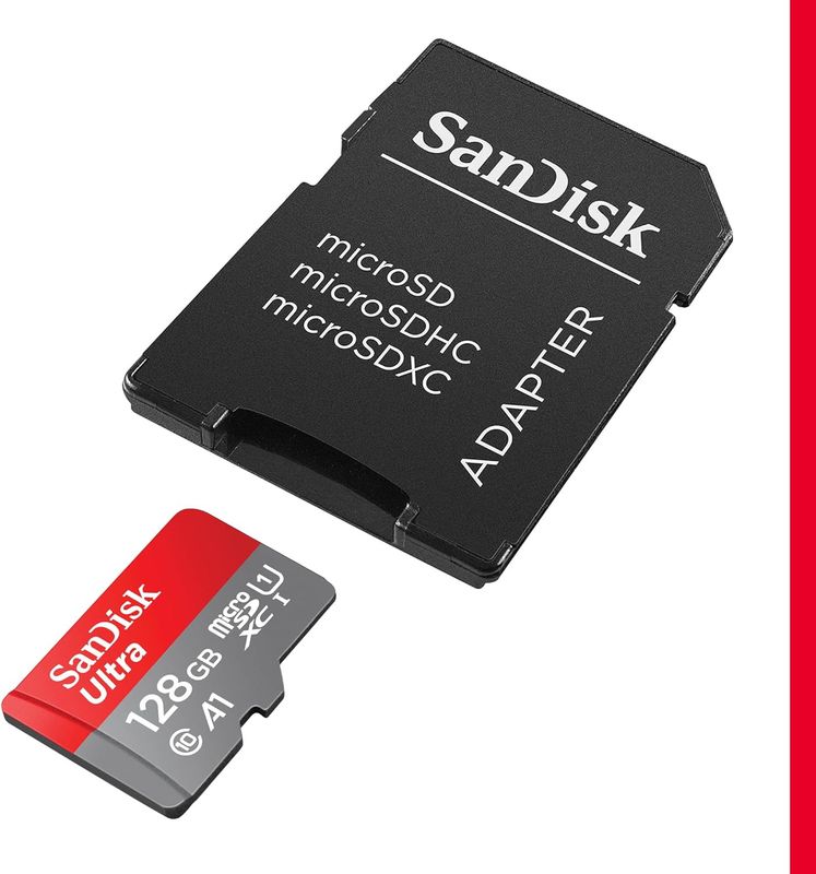 SanDisk Ultra 128GB MicroSDXC with Adapter