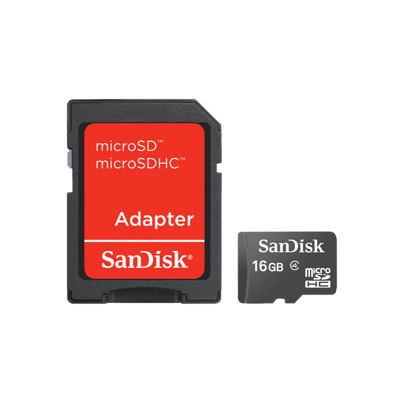 SanDisk Mobile MicroSDHC with Adapter 16GB