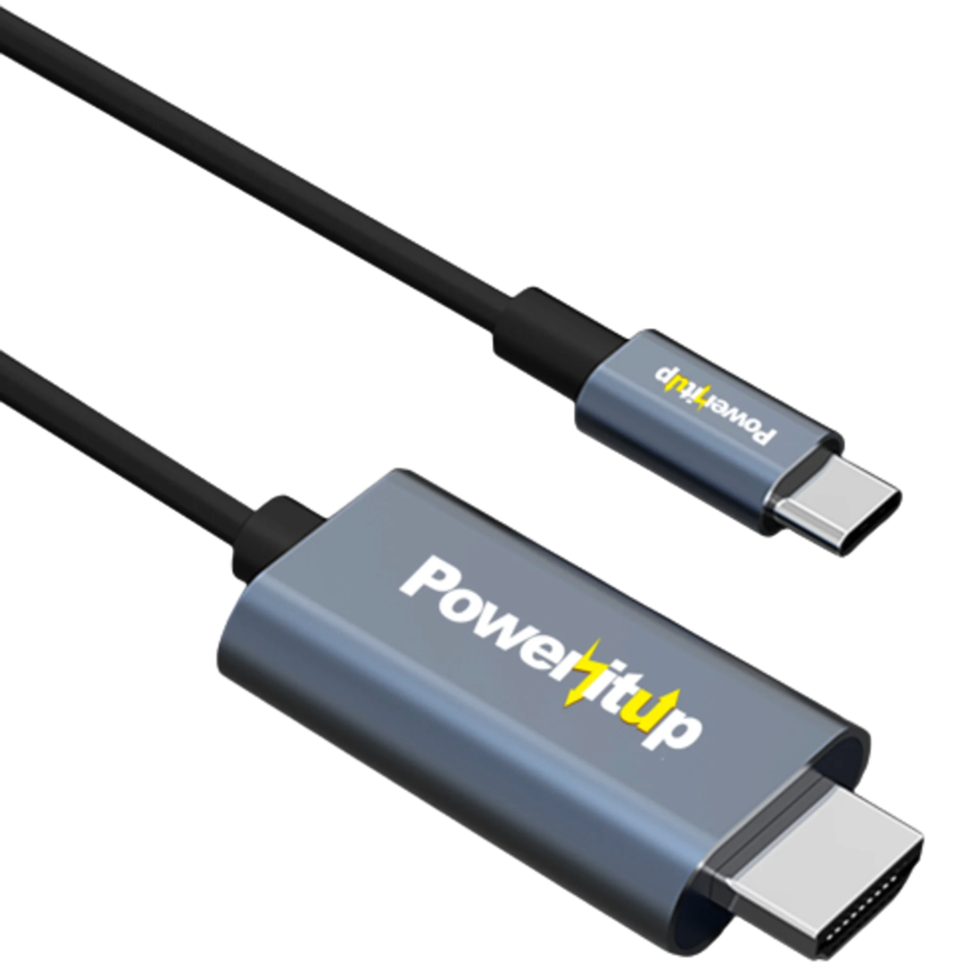 PowerItUp USB-C HDMI Cable 6ft