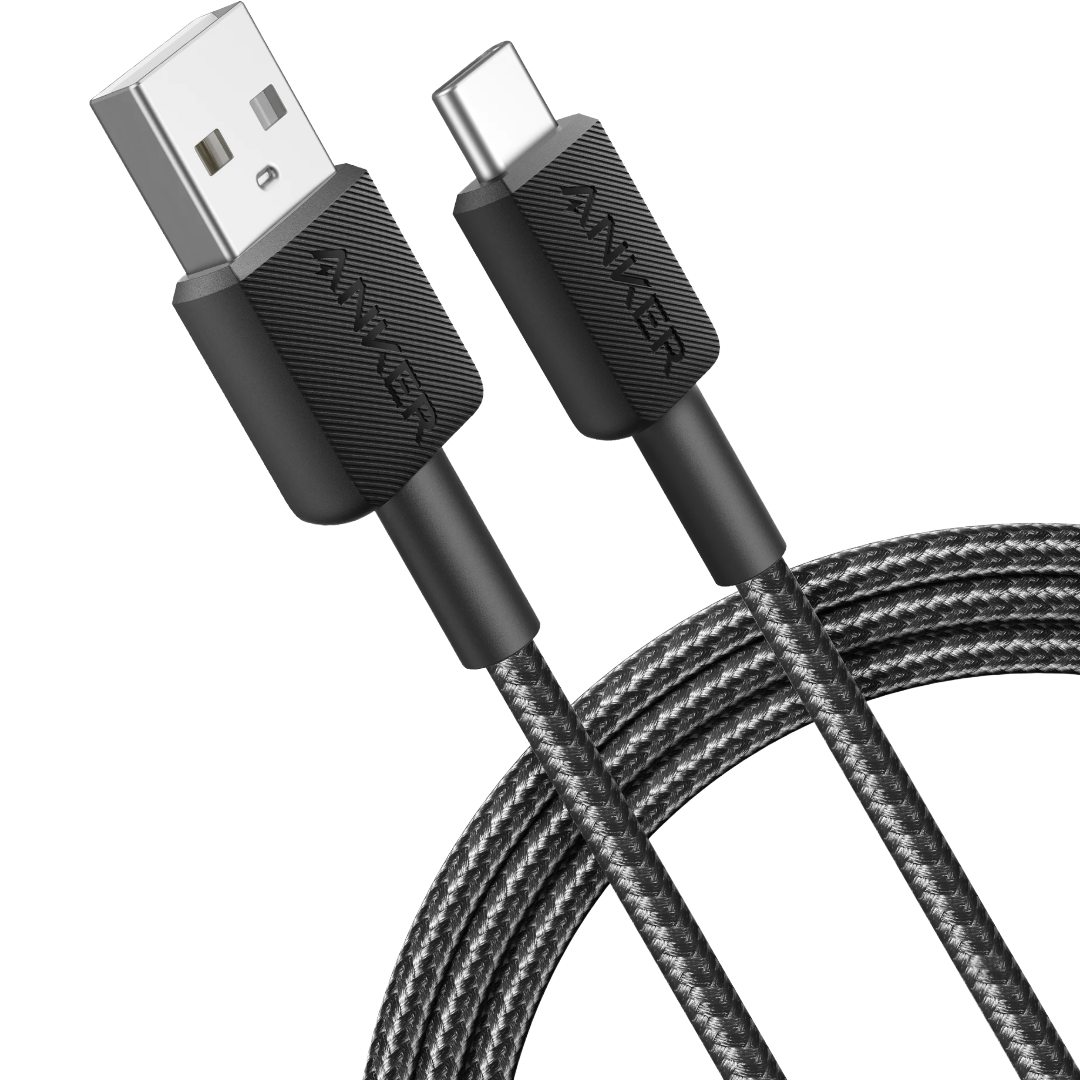 ANKER Braided Charging Cable USB-A to USB-C 6ft