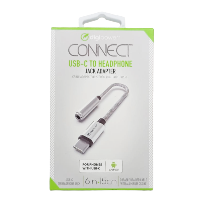 DigiPower Connect USB-C to Headphone Jack