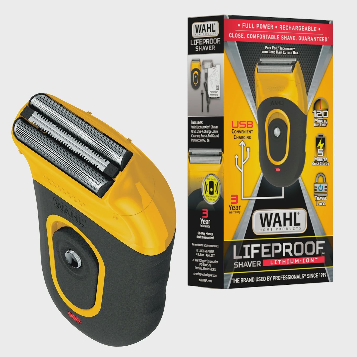 WAHL Lifeproof Shaver Lithium-Ion