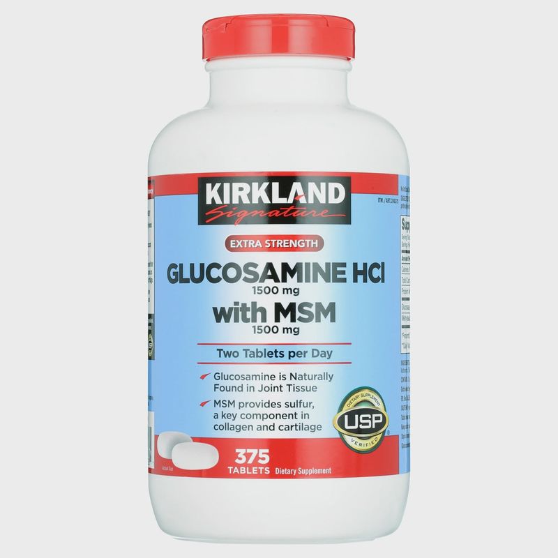 Kirkland Glucosamine HCL with MSM 375 Tablets