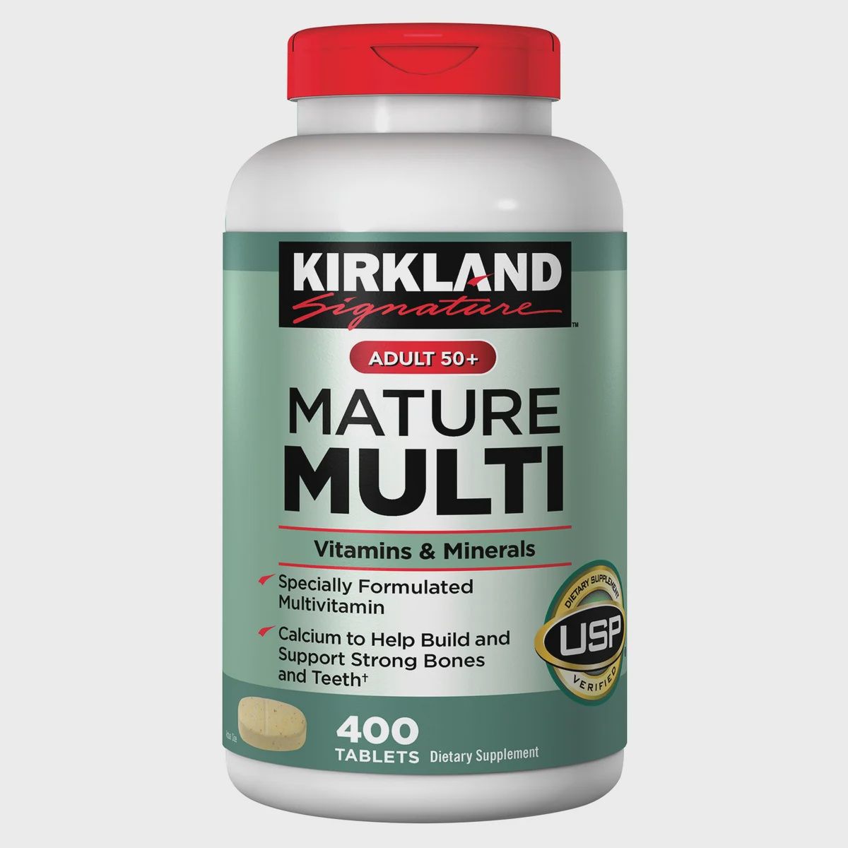 Kirkland Mature Multi Adult 50+ 400 Tablets