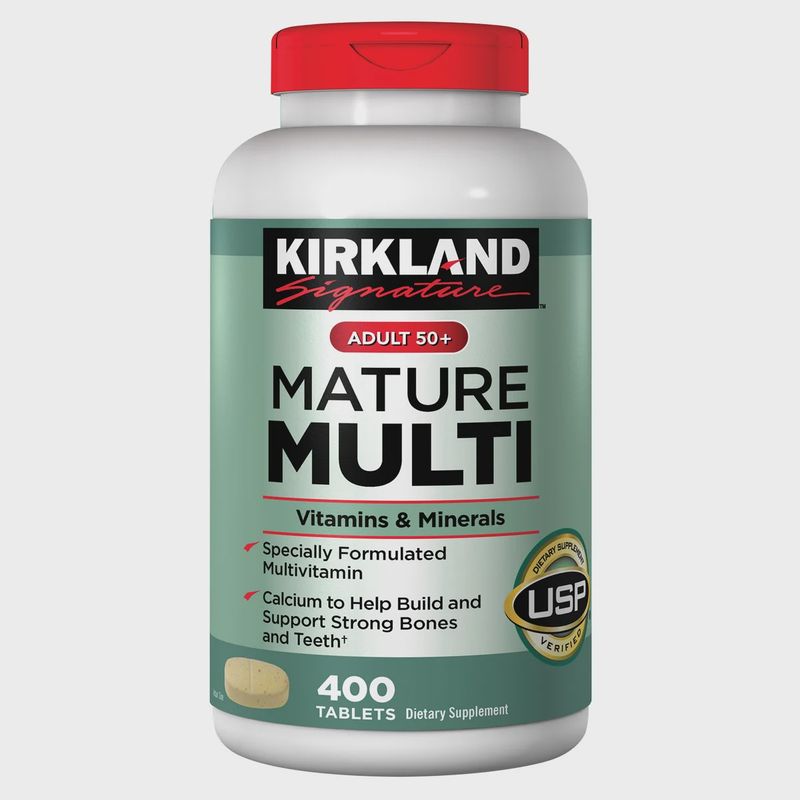 Kirkland Mature Multi Adult 50+ 400 Tablets