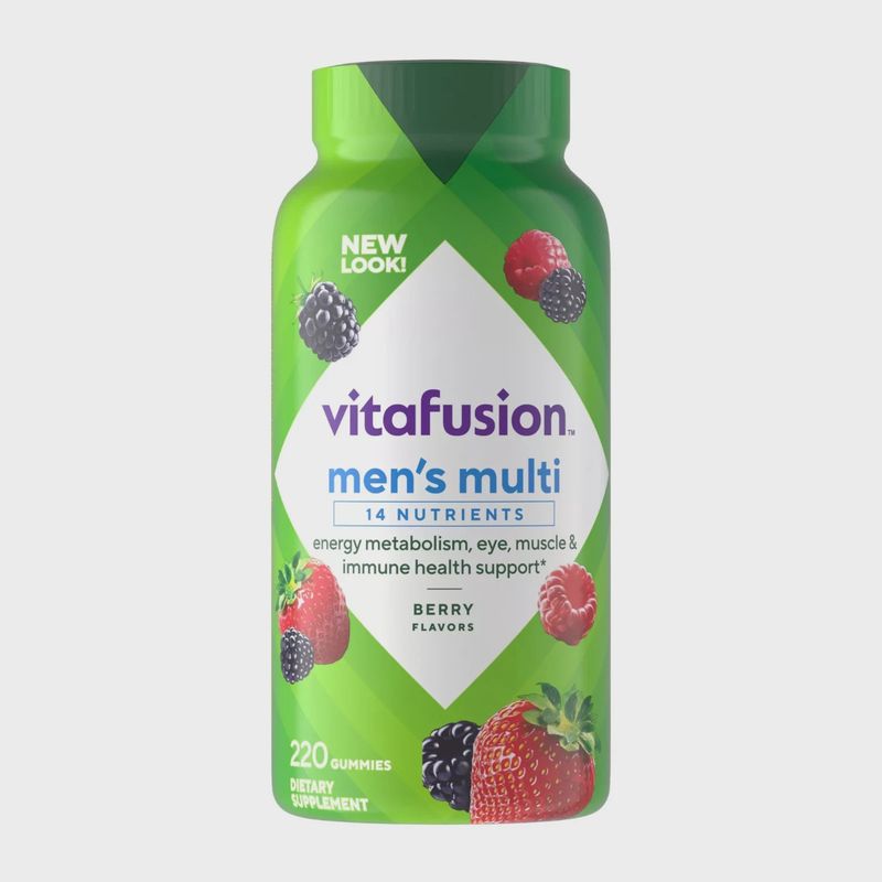 VitaFusion Men's Multi Berry Flavors 220 gummies