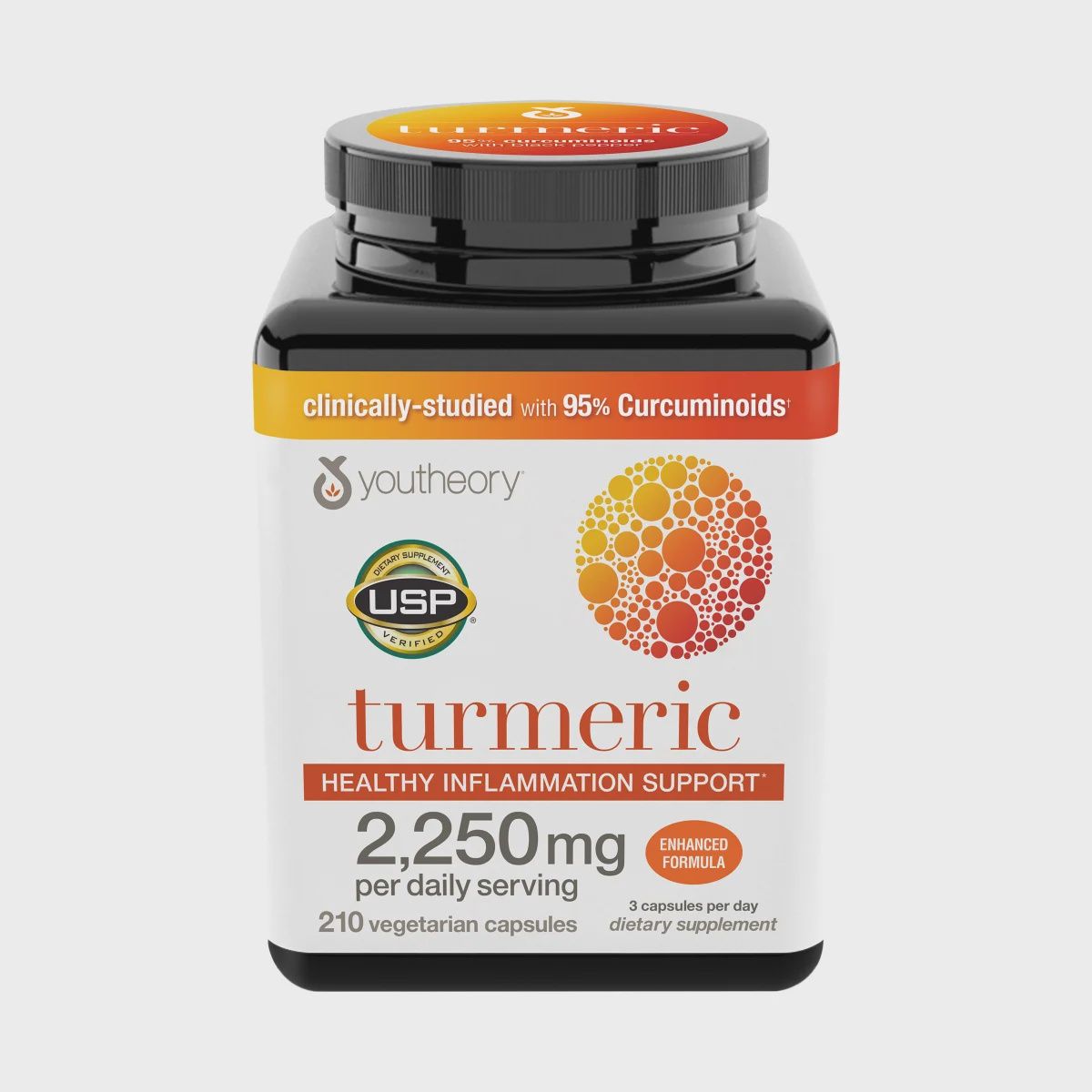 Youtheory Turmeric 2250mg 210 capsules