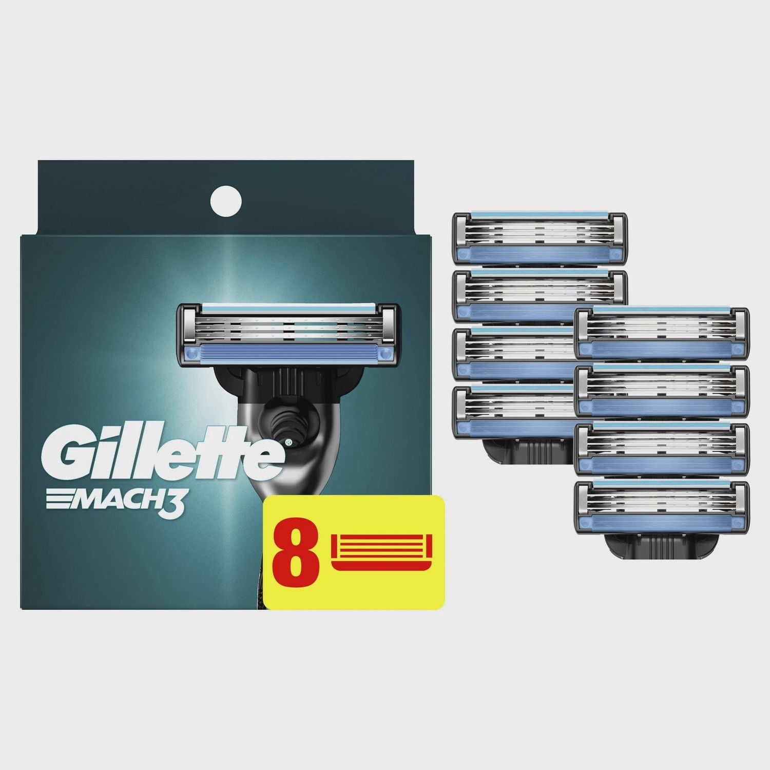 Gillette Mach3 8 Razor Blade Refill