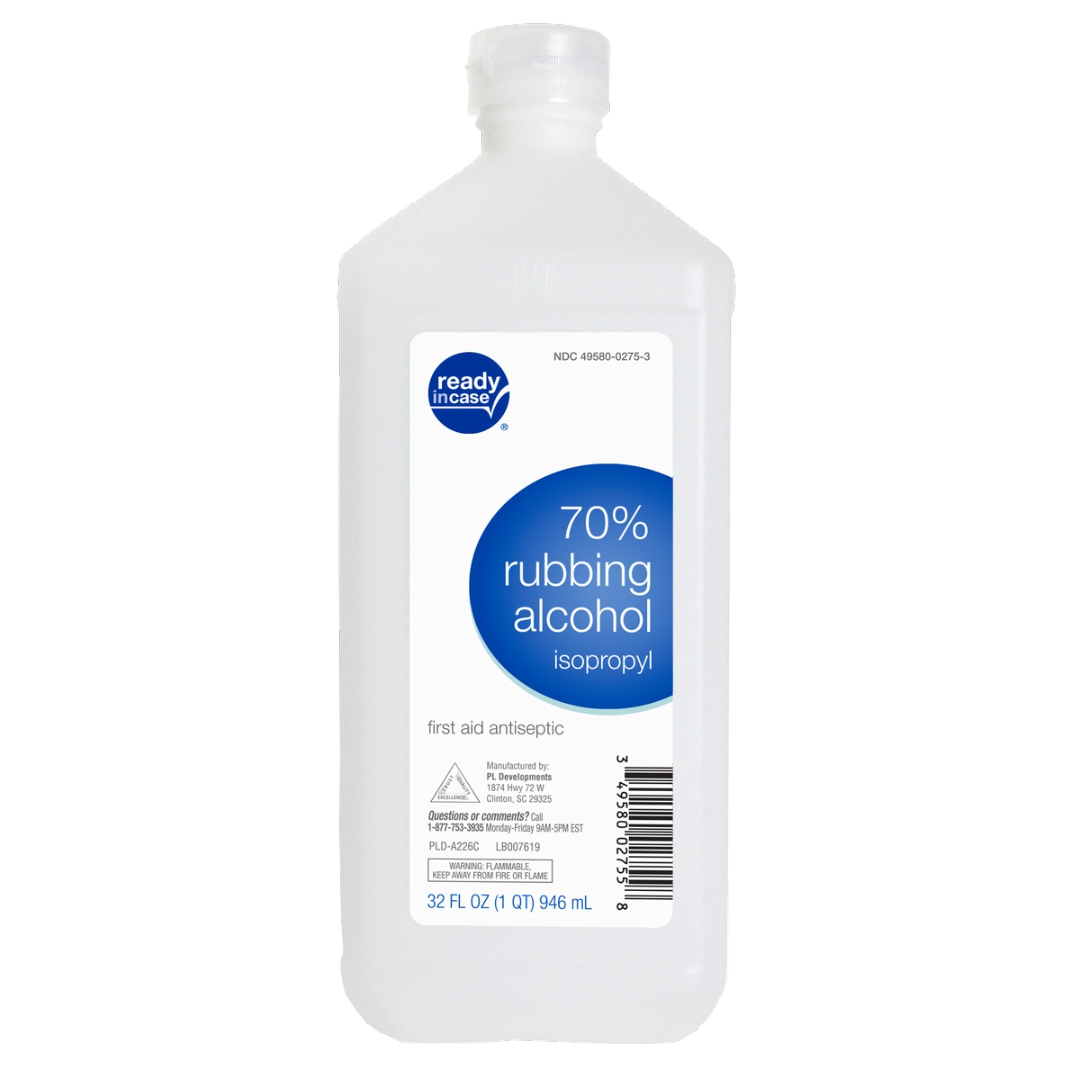READY IN CASE Rubbing Alcohol 70% 32oz