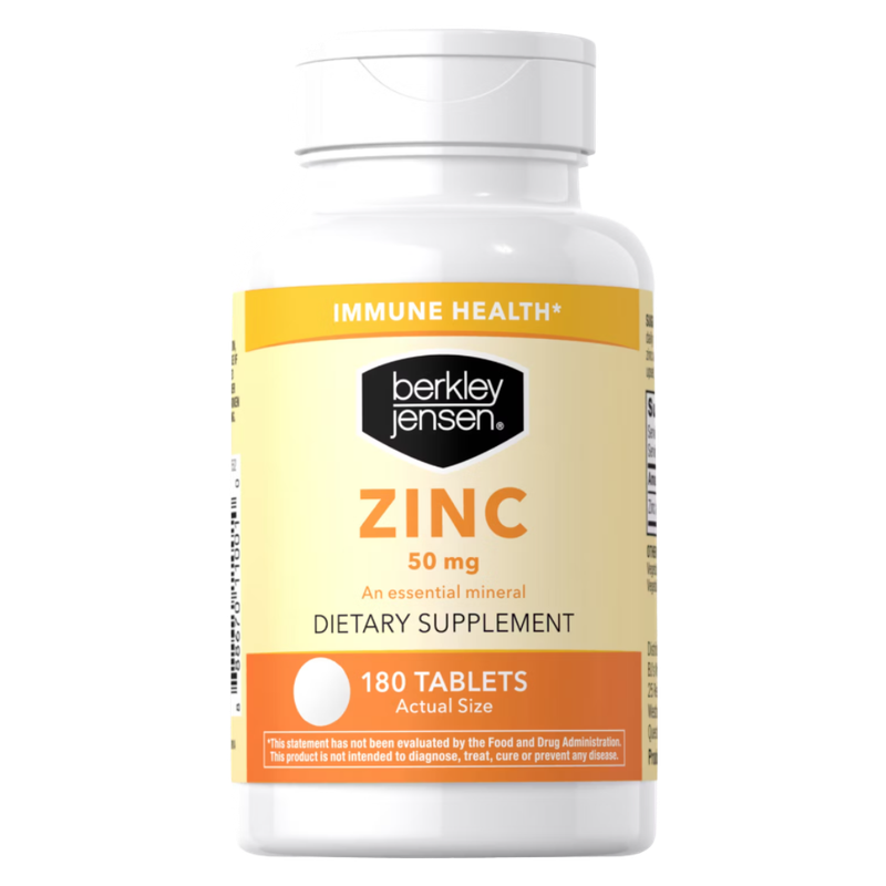 Berkley Jensen Zinc 180ct