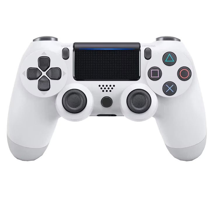 Sony PS4 DualShock Controller, Color: White