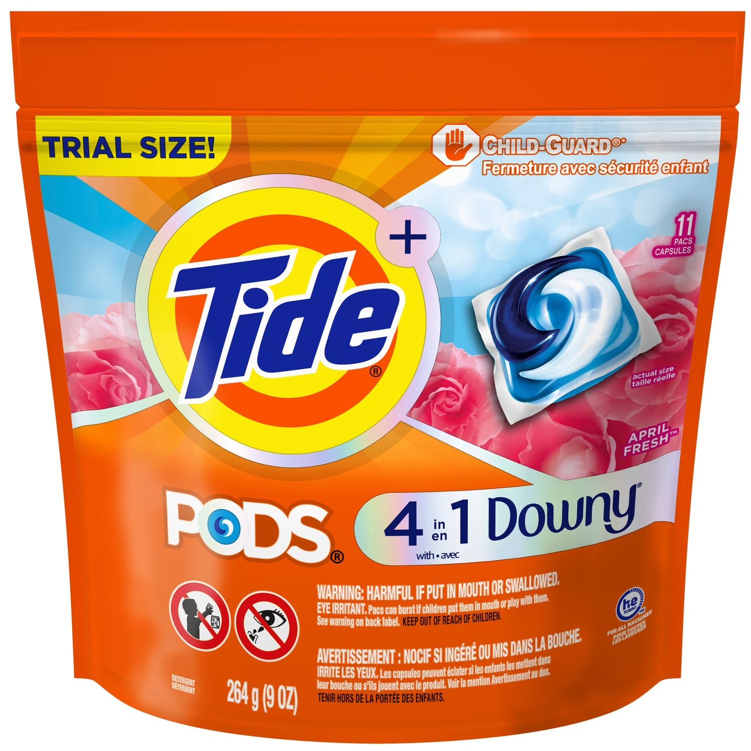Tide 11 Pods 4 in 1 Downy