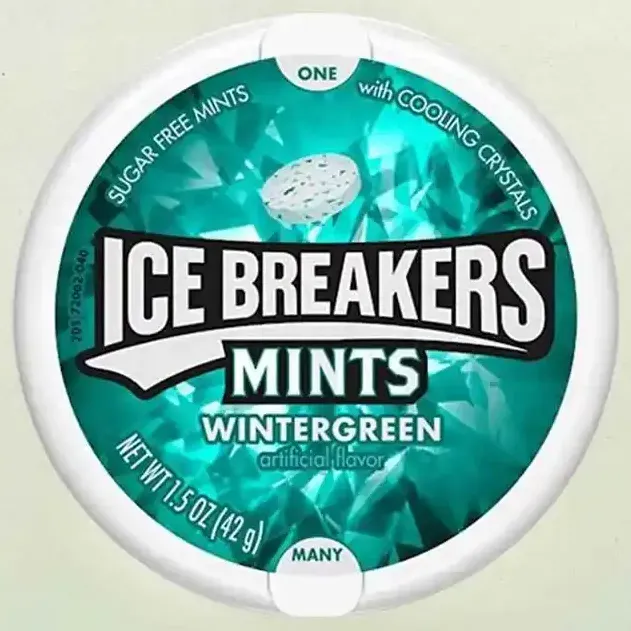 Ice Breaker Mints, Flavor: Wintergreen, Size: 1.5 oz