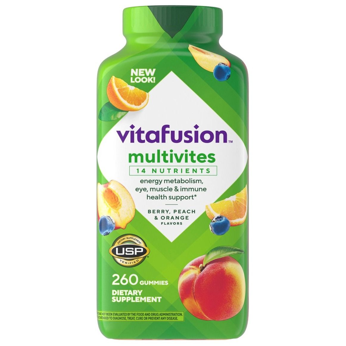 VitaFusion Multivites 14 Nutrients 260 Gummies, Size: 260 Gummies