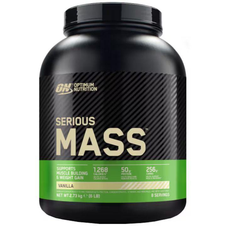Optimum Nutrition Serious Mass 6lb, Flavor: Vanilla, Size: 6lb