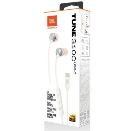 JBL Tune 310c USB-C Wht