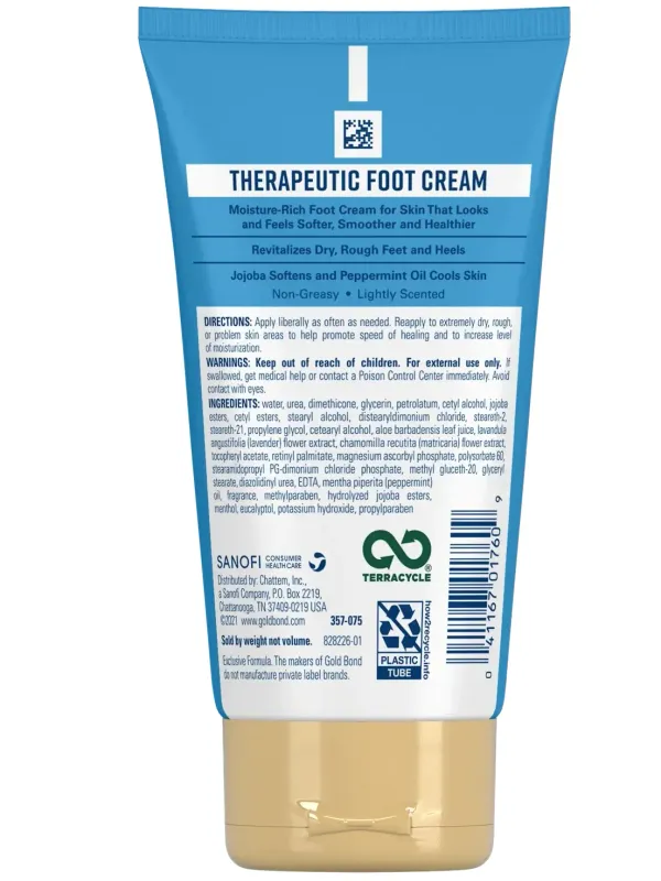 Gold Bond Foot Cream 4oz