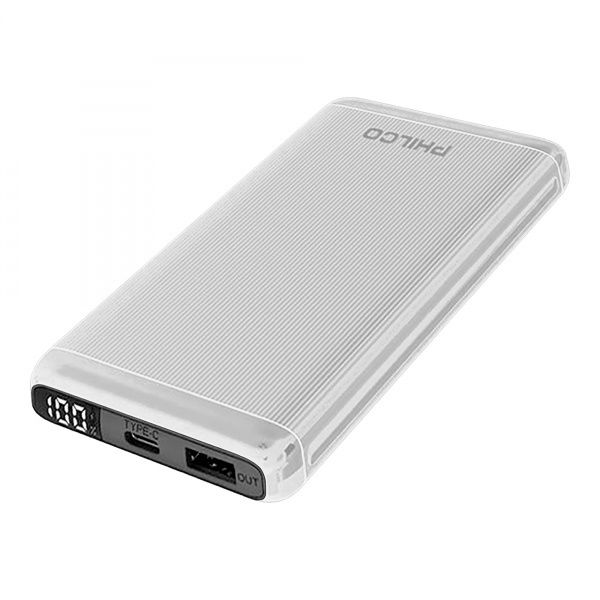 PHILCO Power Bank MA8124 22.5 10000mAh, Color: White