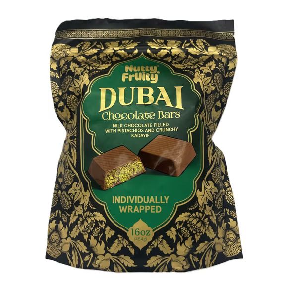 Nutty Fruitty Dubai Chocolate Bars