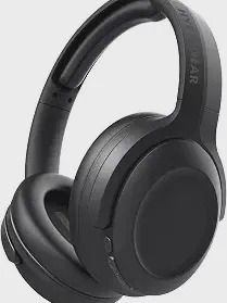 Hypergear Stealth2 ANC Foldable Wireless Headphones, Color: Black