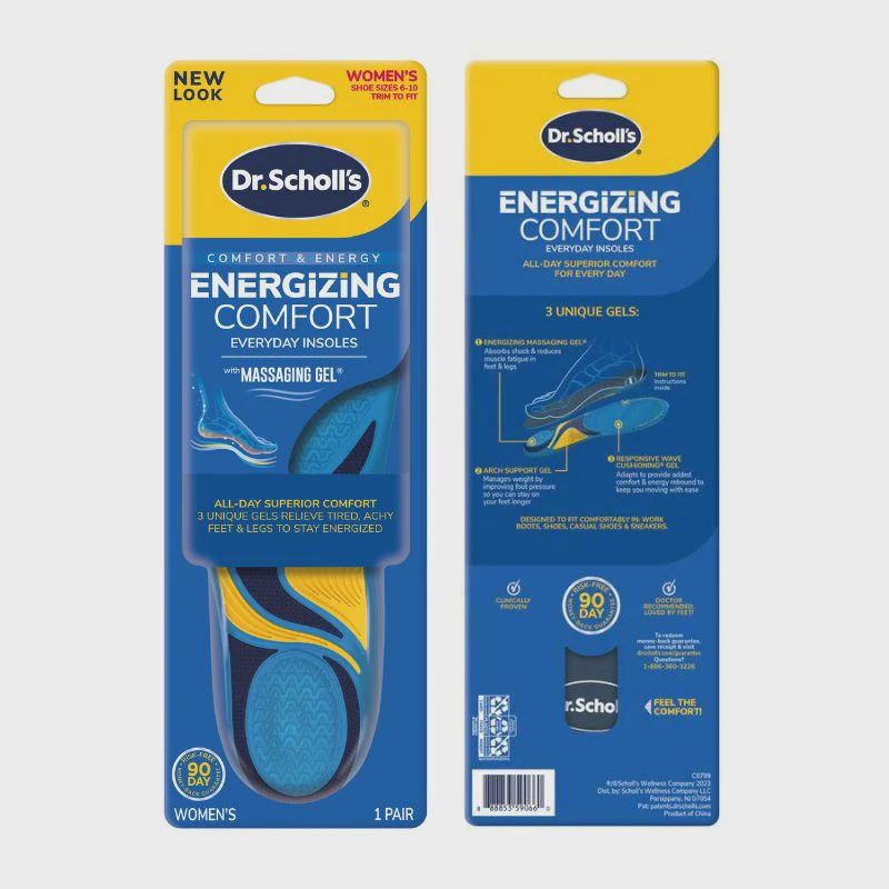 Dr.Scholl's Energizing Comfort Everyday Insoles, Size: Women