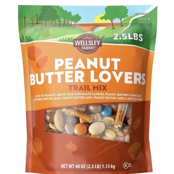 Wellsley Farms Peanut Butter Lovers Trail Mix 40 oz