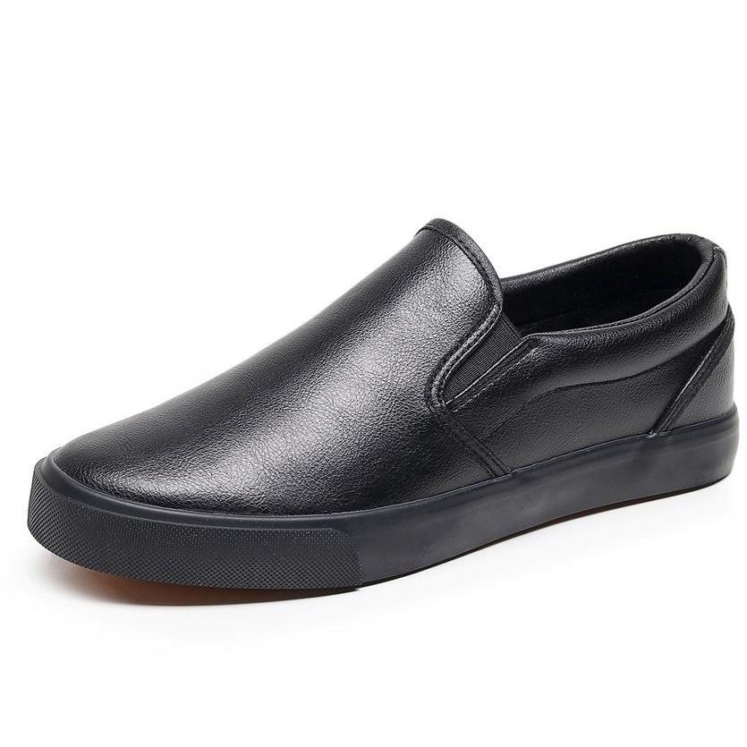 SlipGrips Slip Ons Resistant Shoes, Color: Black, Size: 5M