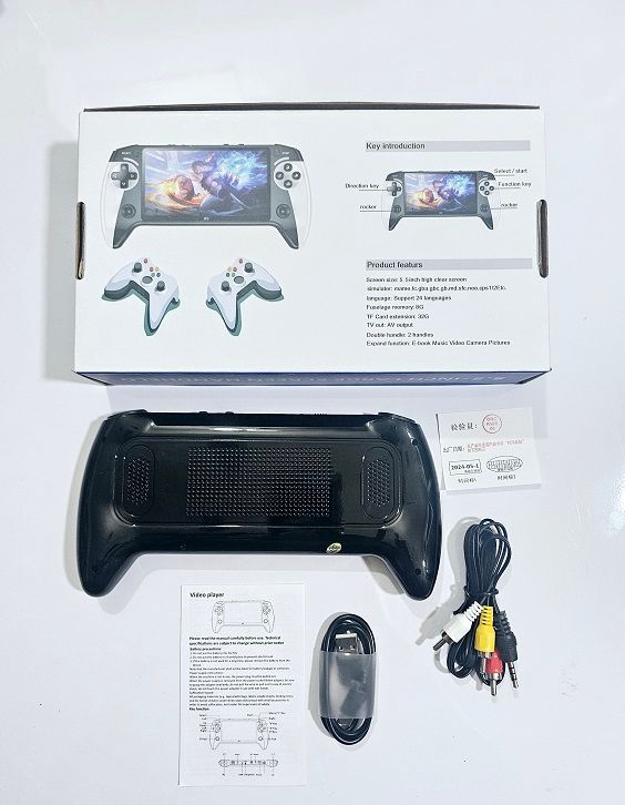 Black Hawk 5.5'' Large Screen Handheld Video Game Machine