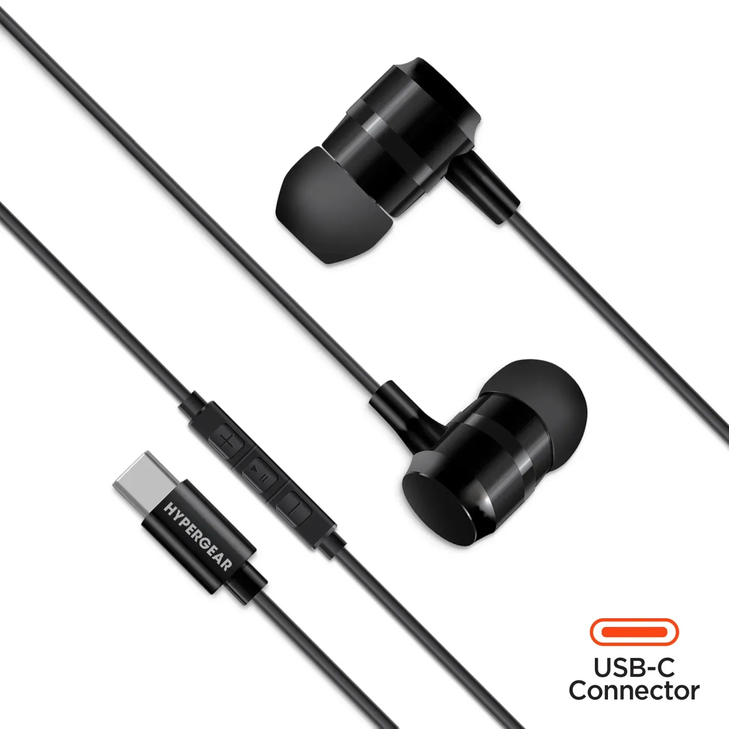 Hypergear USB-C High-Fidelity Metal Earbuds