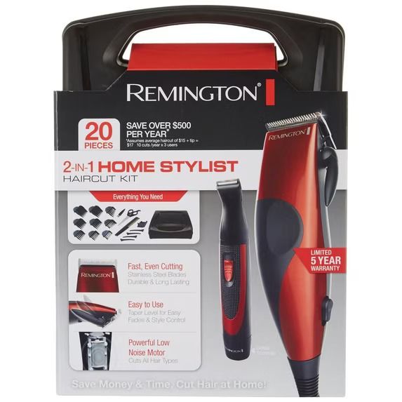 Remington 2 in 1 Home Stylist Haircut Kit