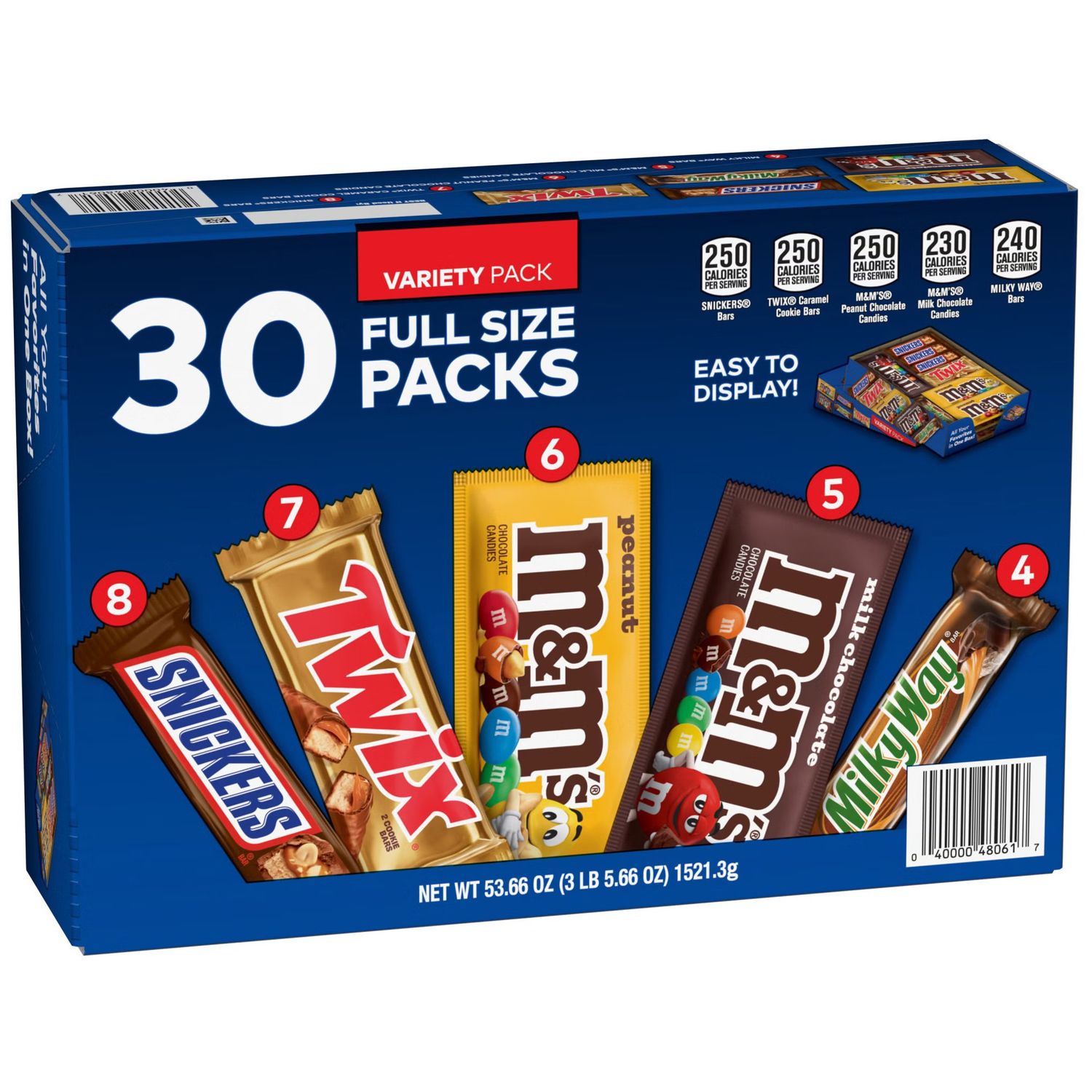 Chocolate Variety Pack 30 Bars