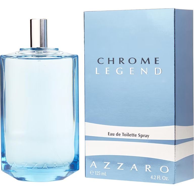 Azzaro Chrome Legend Eau De Toilette Spray, Cologne for Men, 4.2 Oz