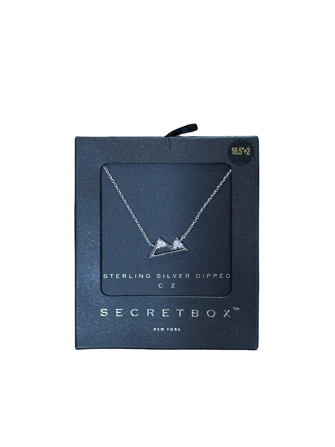 Silver Mountian Peak Necklace