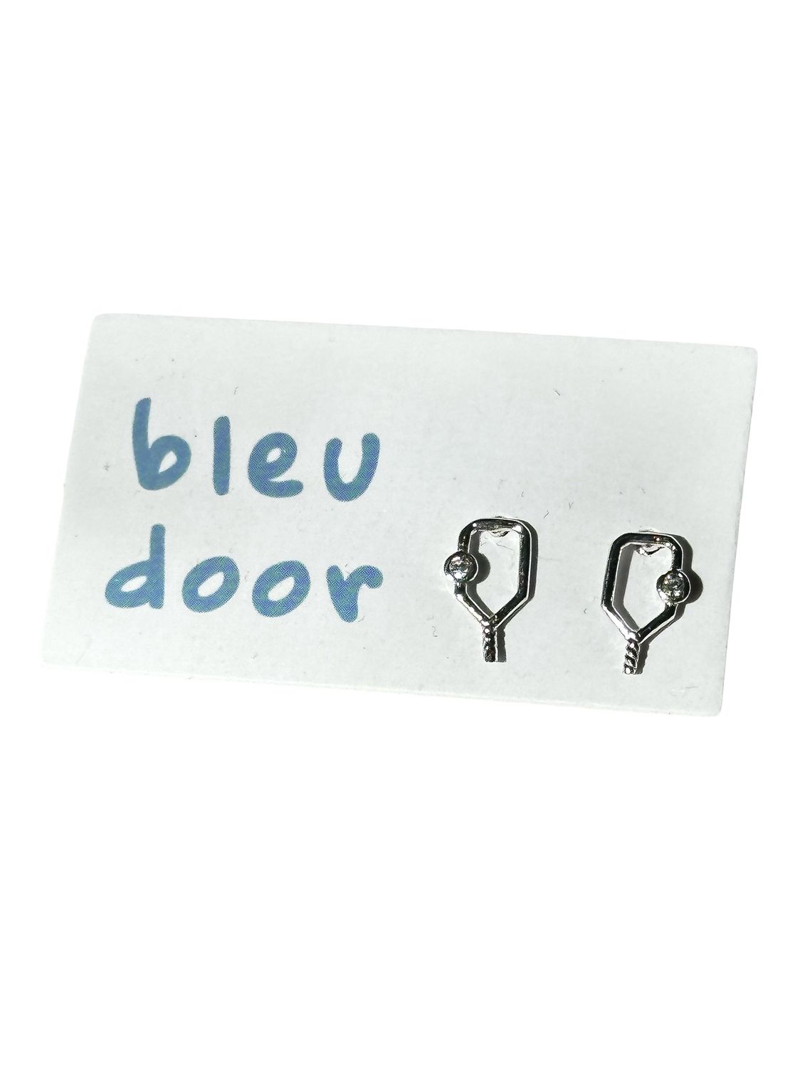 Dainty Minimalist Pickle Ball Paddle Earrings