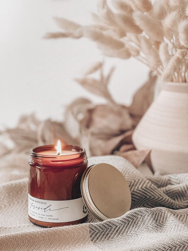 Fireside Soy Candle Jar