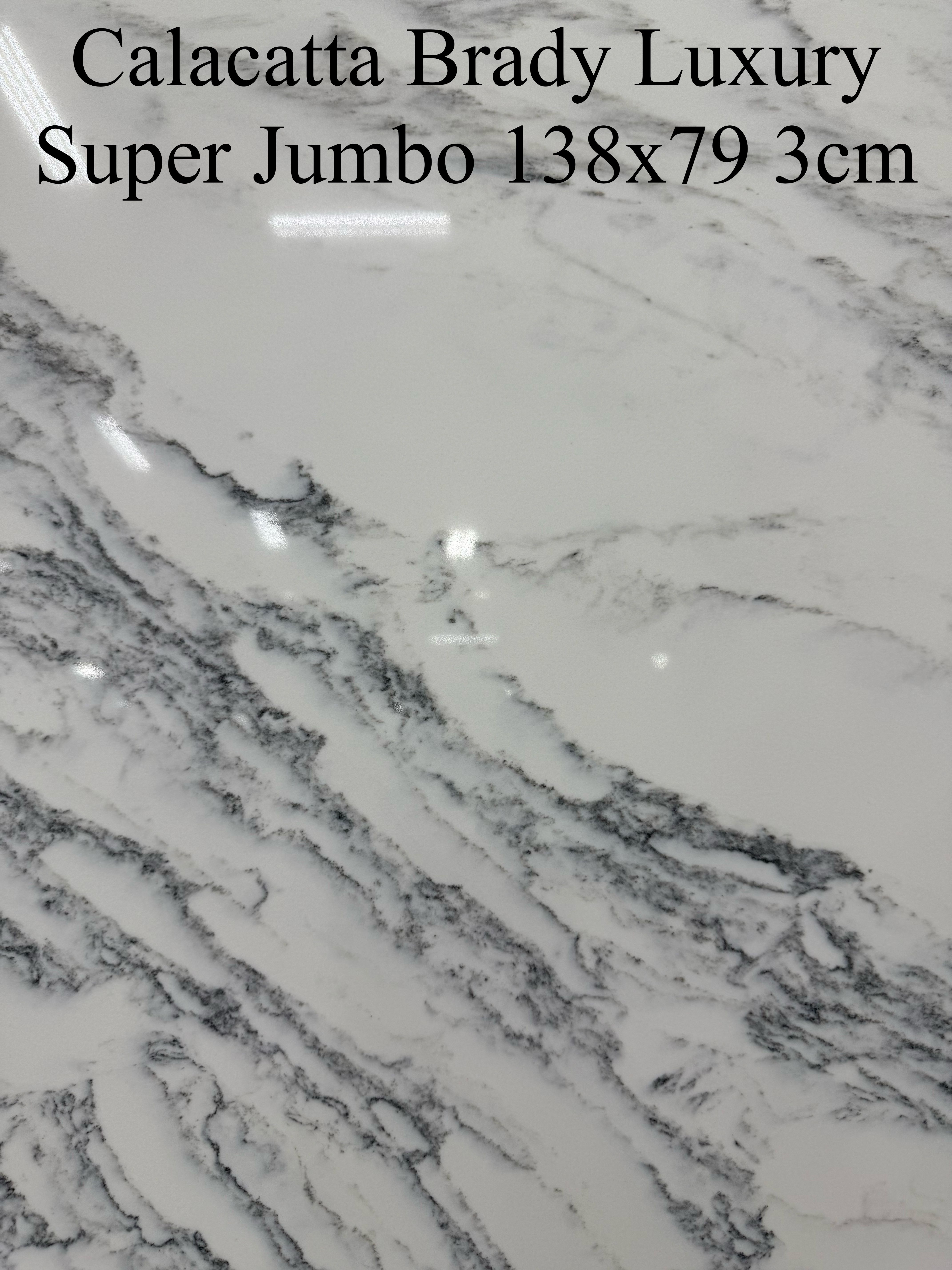 Calacatta Brady Luxury Quartz Super Jumbo