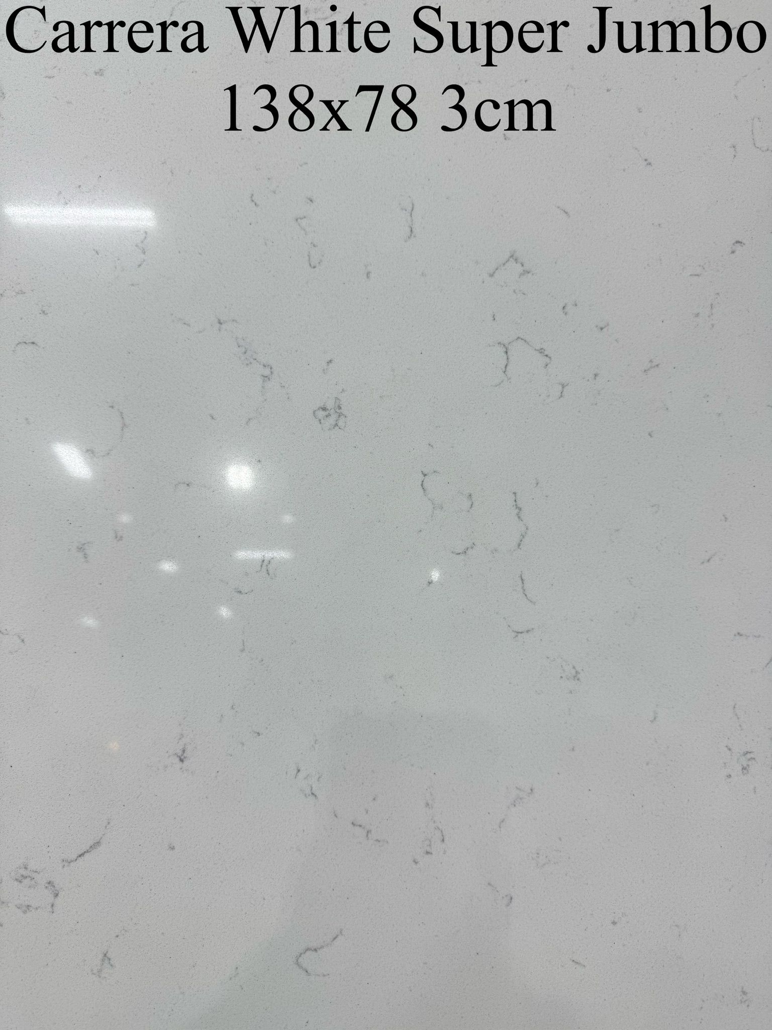 Cararra White SUPER JUMBO