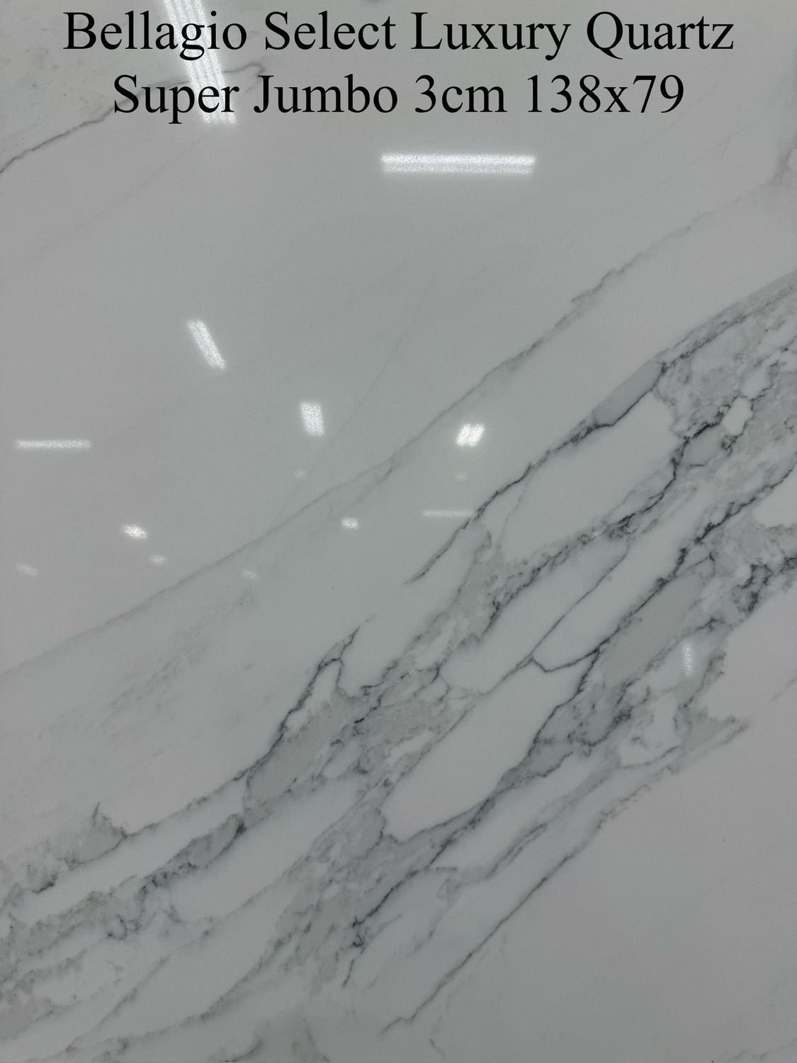 Calacatta Bellagio Luxury Quartz Super Jumbo