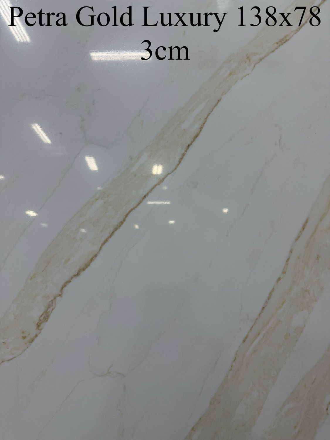 Petra Gold Luxury Quartz Super Jumbo